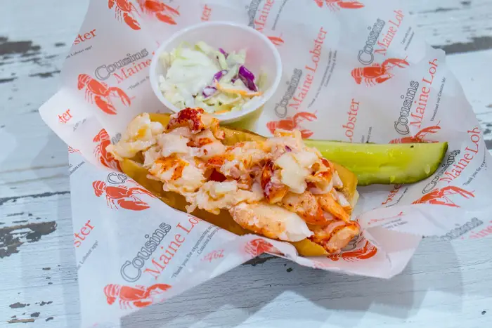 Maine Lobster Roll ($17)<br/>